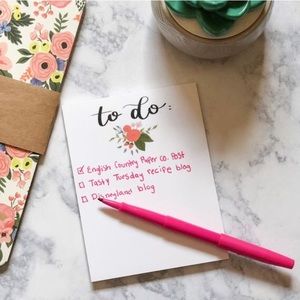 🌼NEW To Do Notepad Tear Off Listpad Notes List